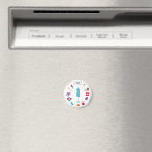 Pas het label aan magneet (Insitu (Vaatwasser))