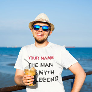 Pas het Man aan. De mythe. De Legende. T-shirt