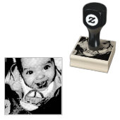 Pas het met Uw foto aan Rubberstempel (Gestempeld)