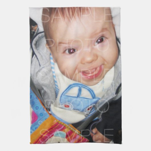 Pas het met Uw foto aan Theedoek (Verticaal)