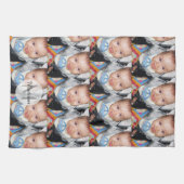 Pas het met Uw Monogram van het fotopatroon aan Theedoek (Horizontaal)