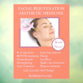 Pas Huidbehandeling Botox Facials Gedetailleerd aa Raamsticker (Vel 3)