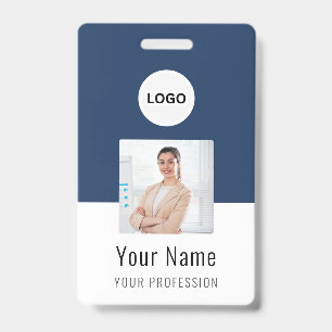 Pas-ID kaart Persoonlijke foto & tekst Badge