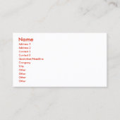 Pas je Dannebrog aan! Visitekaartje (Voorkant)