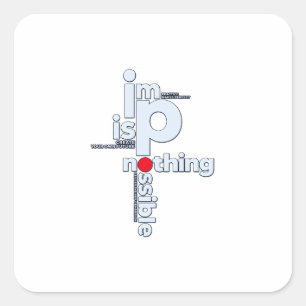 Pas Je Egen Vierkante Sticker Aan
