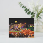 Pas je eigen kerstBriefkaart in Las Vegas aan Briefkaart (Staand voorkant)