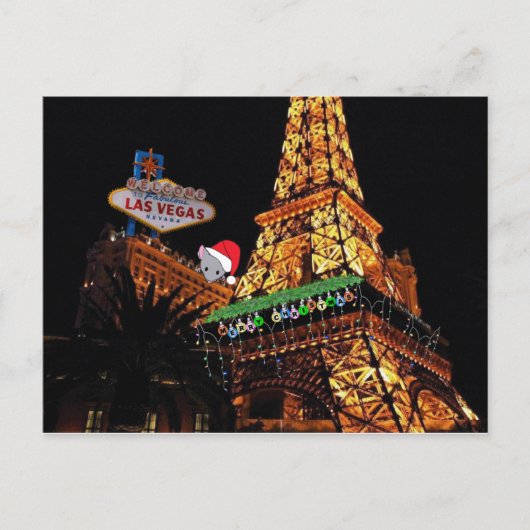 Pas je eigen kerstBriefkaart in Las Vegas aan Briefkaart (Voorkant)