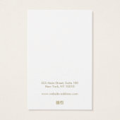 Pas je eigen Logo aan Visitekaartje (Achterkant)