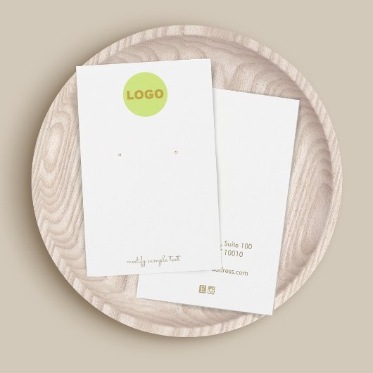 Pas je eigen Logo aan Visitekaartje