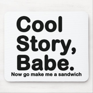Pas je eigen product aan: Cool Story Bro/Babe Muismat