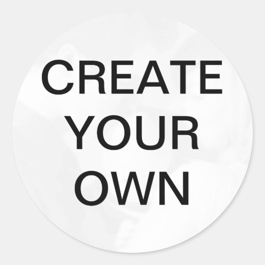 Pas je eigen ronde sticker (Voorkant)