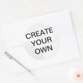 Pas je eigen ronde sticker (Envelop)