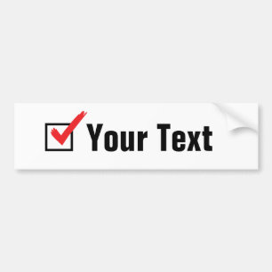 Pas Je Eigen Sociale Status Aan - Persoonlijke Adv Bumpersticker