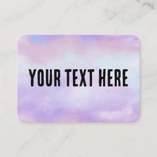 Pas je eigen visitekaartje