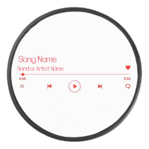 Pas je favoriete muziek aan hockey puck