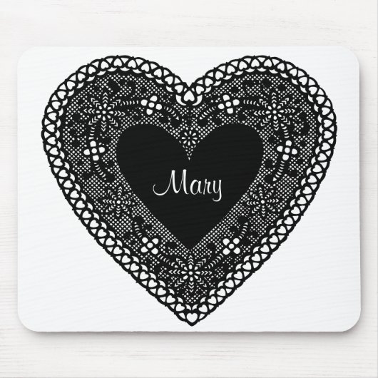 Pas je gezichtshart aan muismat (Voorkant)