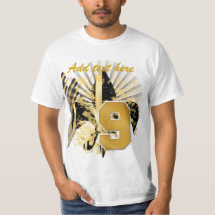 Pas je tekst aan, fleur de lis t-shirt