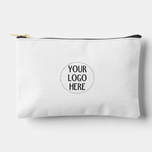 Pas Je Witte bedrijfslogo ritssluiting aan Etui