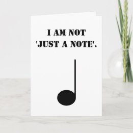 Pas juste une note drôle humoristique musique à th