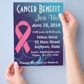 Pas Kankeruitkering aan - Folder over Borstkanker Flyer (Hand)