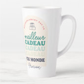 Pas le meilleur cadeau du monde latte mok (Rechts)
