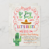 Pas le temps de la Siesta, Fiesta Invitation (Devant / Derrière)