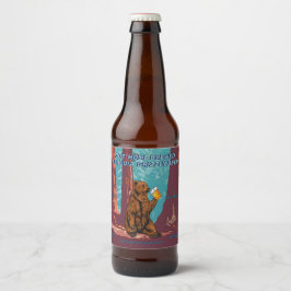 Pas Leuk Uw Tekst Aan Thuis Gebrouwen Grizzly  Bier Etiket