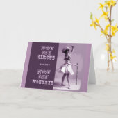 Pas ma carte de voeux de cirque (Fleur jaune)