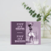 Pas ma carte postale Circus (Debout devant)