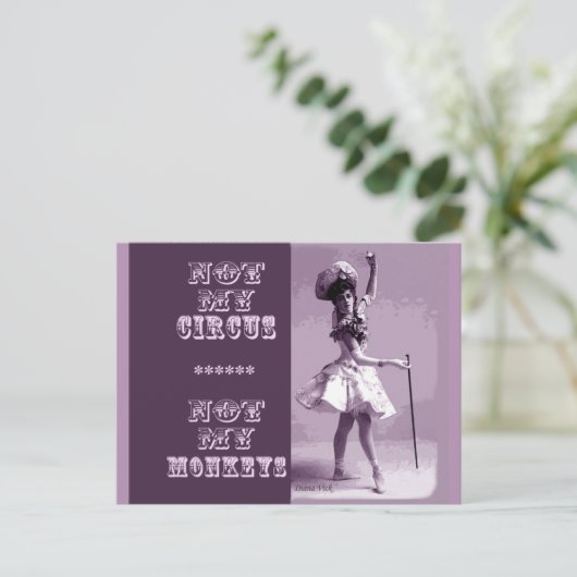 Pas ma carte postale Circus (Debout devant)