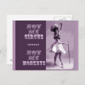 Pas ma carte postale Circus (Devant / Derrière)