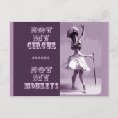 Pas ma carte postale Circus (Devant)