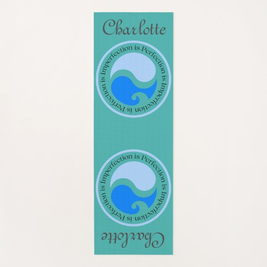 (Pas me aan) Yin Yang Workout, Pilates en Yogamat (Voorkant)