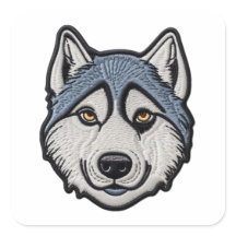 PAS ME Husky Geborduurd Ontwerp AAN