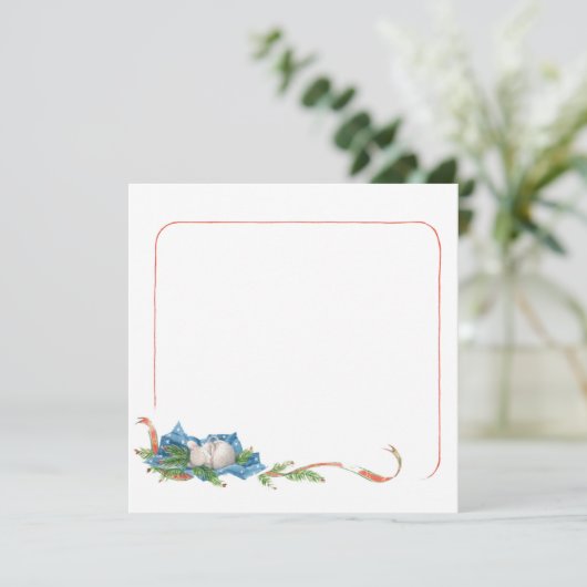 Pas même une carte de note souris (Debout devant)