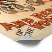 Pas mes singes, pas mon Poster vintage de cirque (Coin)