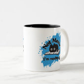 Pas mien Je lis des citations drôles Mug (Devant droit)