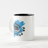 Pas mien Je lis des citations drôles Mug (Devant gauche)