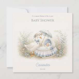 Pas Moeder de Gans Babewiege Baby Shower aan