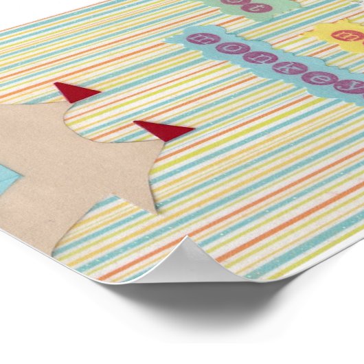 Pas Mon Cirque. Pas Mes Singes. Affiche (Coin)