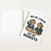 Pas mon cirque, pas mes singes - Drôle moine caric (Devant avec enveloppe)