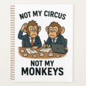 Pas mon cirque, pas mes singes - Drôle moine caric (Devant)