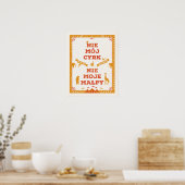 Pas mon cirque, pas mes singes : Poster (Cuisine)