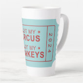 Pas Mon Cirque, Pas Mes Singes, Tall Mug (Angle droit)