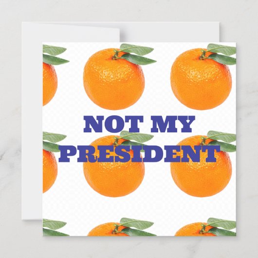 PAS MON PRÉSIDENT MAGNET (Recto)