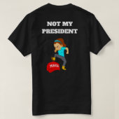 Pas mon président T-shirt (Design dos)