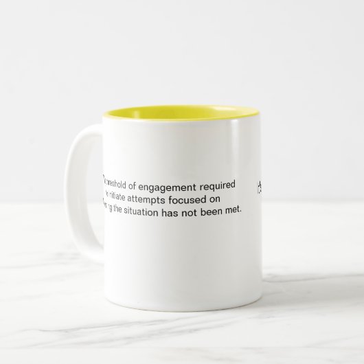 Pas mon problème tasse de café (Devant gauche)