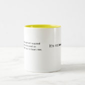 Pas mon problème tasse de café (Centre)