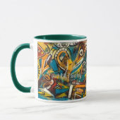 "Pas mon singe !" Beverage Mug (Gauche)