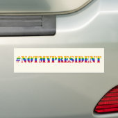 Pas mon Sticker pare-chocs de la manifestation du (En voiture)